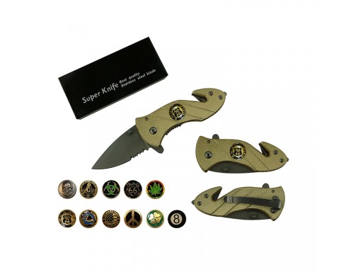 Falcon 6" Spring Assisted Pocket Knife KS4805GD